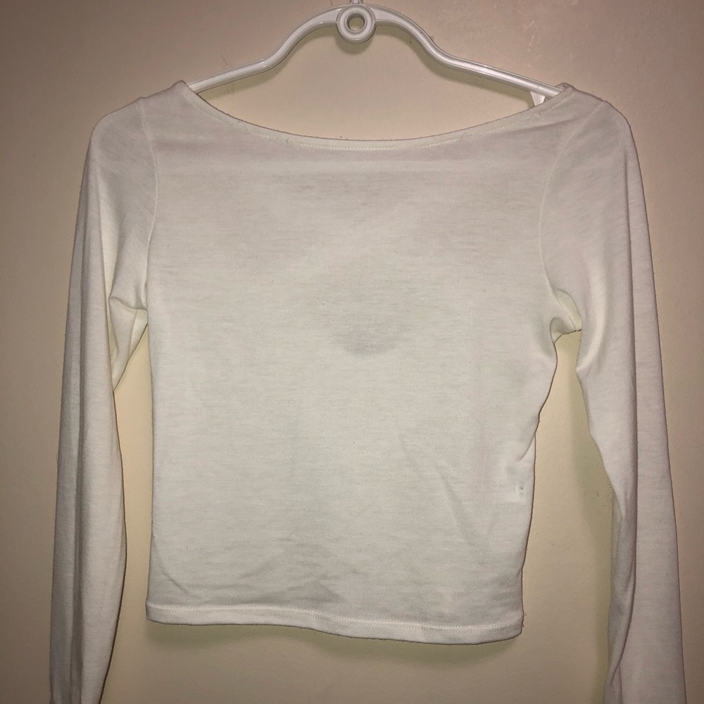 White long sleeve cross shirt